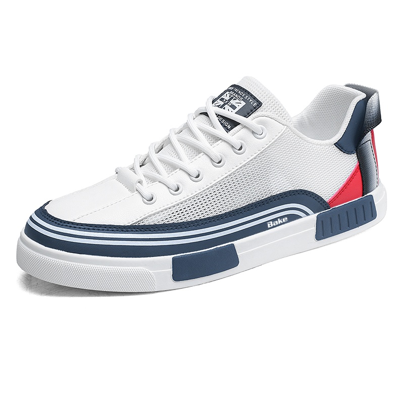 Нескользящие, износостойкие, дышащие низкие мужские кроссовки для скейтбординга BAKE, White Blue
Нескользящие, износостойкие, дышащие низкие мужские кроссовки для скейтбординга BAKE, White Blue