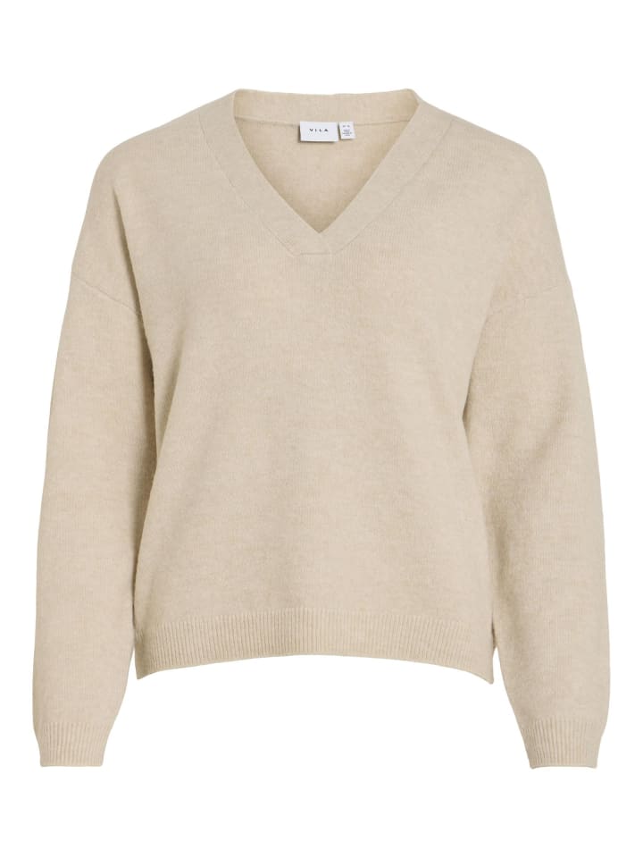 Вязаный свитер цвета Перышко-серый Vila
Вязаный свитер цвета Перышко-серый Vila