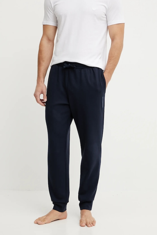 Удобные брюки для отдыха Emporio Armani Underwear, темно-синий 
Удобные брюки для отдыха Emporio Armani Underwear, темно-синий
