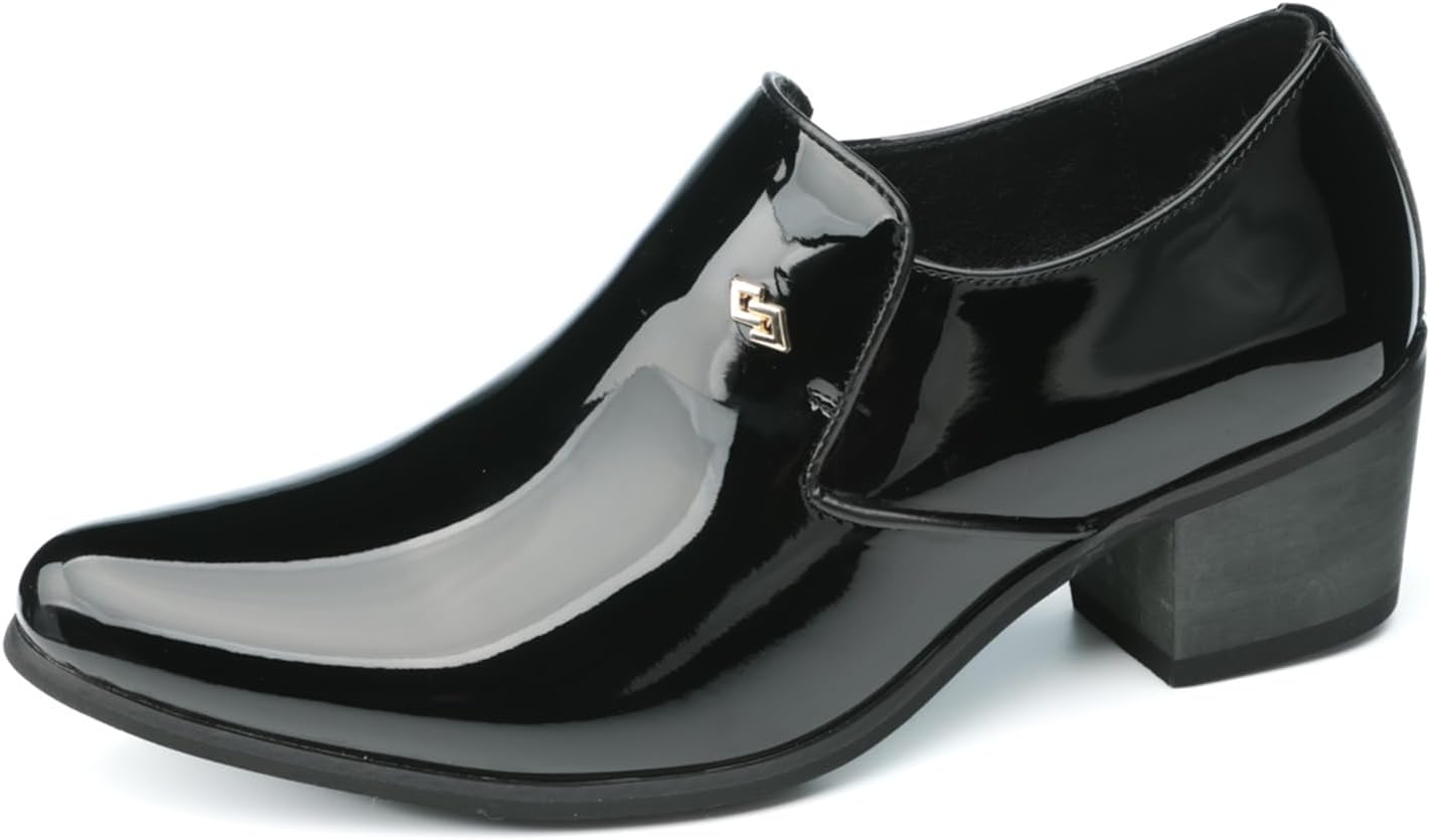 Мужские ретро кожаные лоферы с заостренным носком и массивным каблуком, с комфортной средней посадкой, противоскользящие дерби для свадьбы, работы, свиданий, вечеринок, выпускных и официальных мероприятий Tixewsjh, черный
Мужские ретро кожаные лоферы с заостренным носком и массивным каблуком, с комфортной средней посадкой, противоскользящие дерби для свадьбы, работы, свиданий, вечеринок, выпускных и официальных мероприятий Tixewsjh, черный