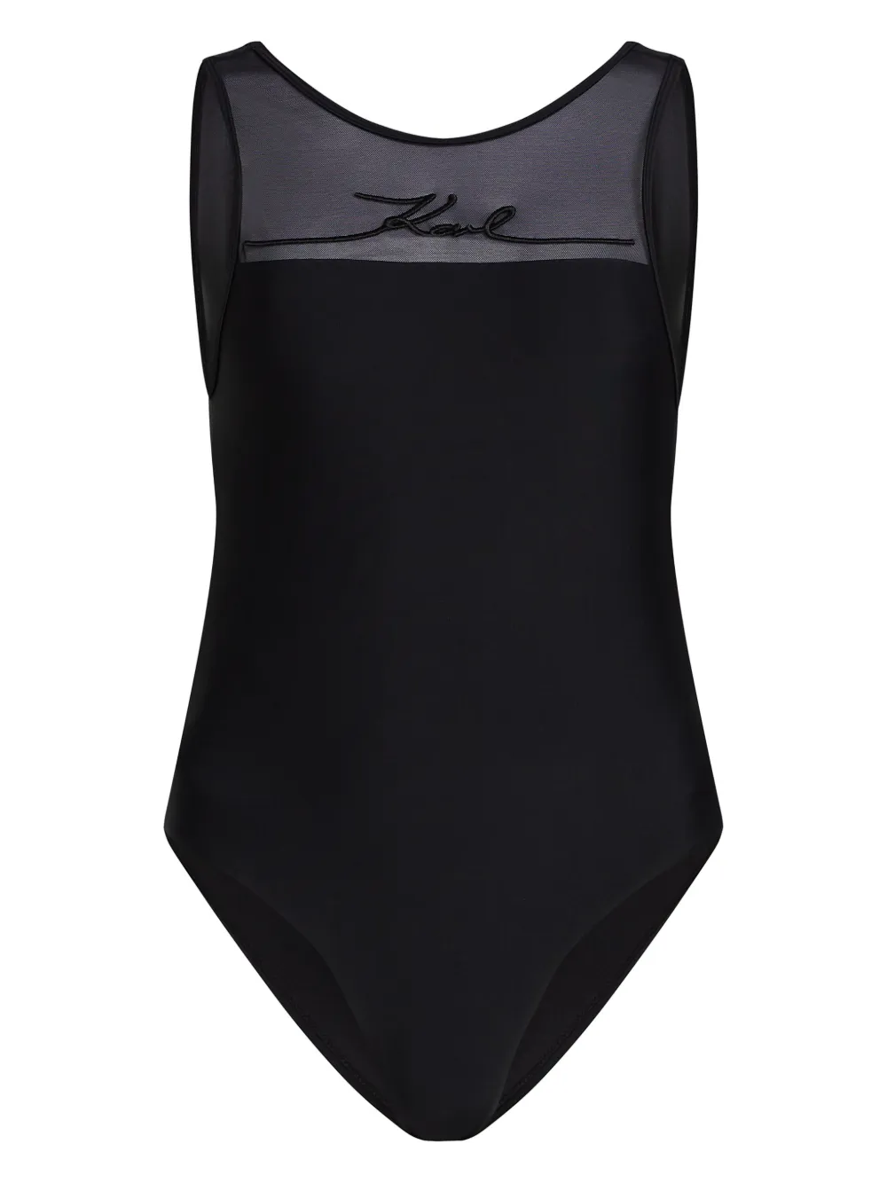 Купальник с вышитым логотипом KARL LAGERFELD, черный
Купальник с вышитым логотипом KARL LAGERFELD, черный