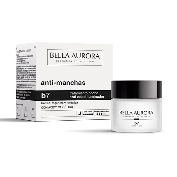 Антивозрастной ночной уход B7 Crema Anti-Manchas Noche Bella Aurora, 50 ml
Антивозрастной ночной уход B7 Crema Anti-Manchas Noche Bella Aurora, 50 ml