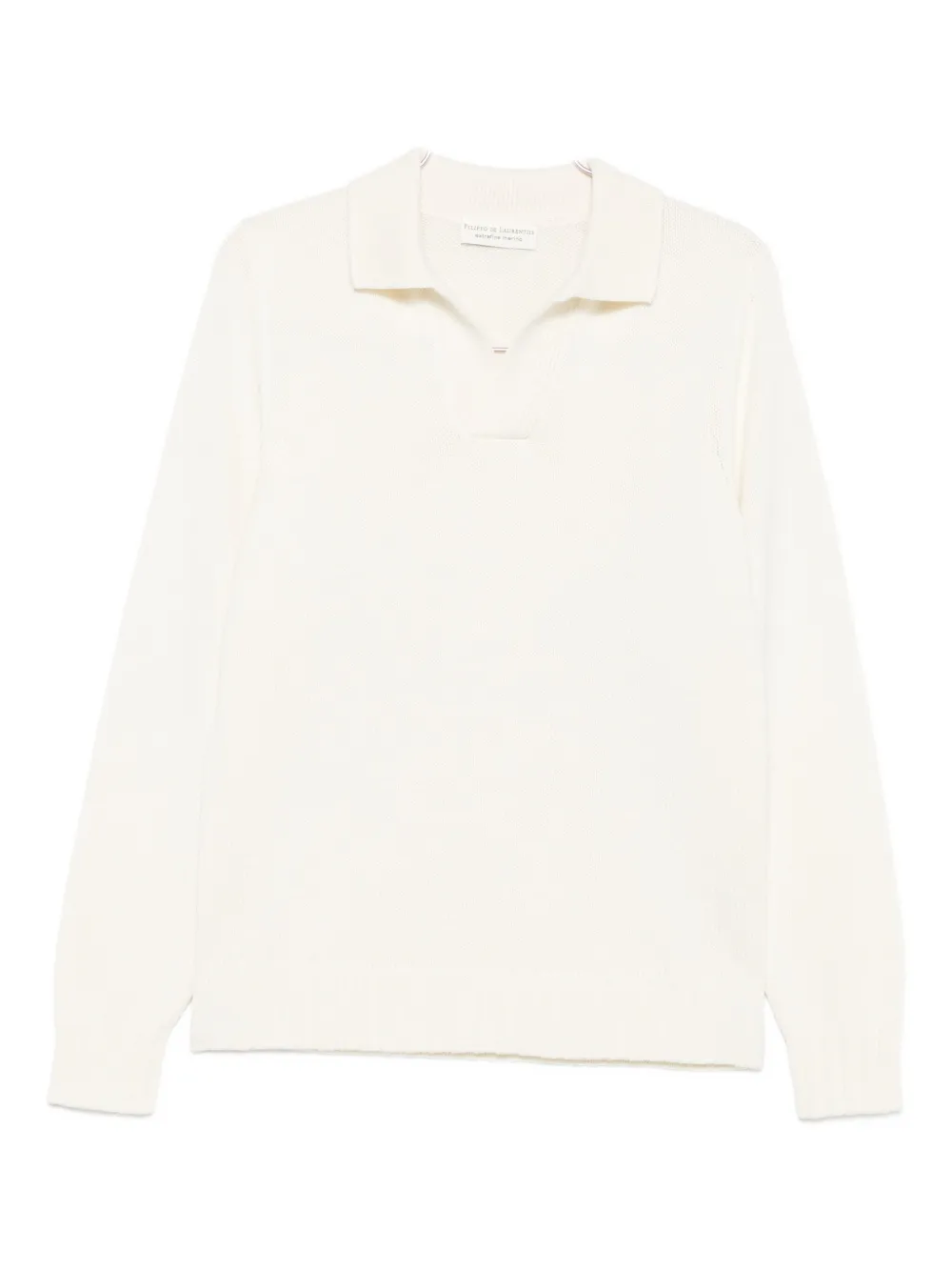 Свитер с воротником поло Filippo De Laurentiis, белый
Свитер с воротником поло Filippo De Laurentiis, белый