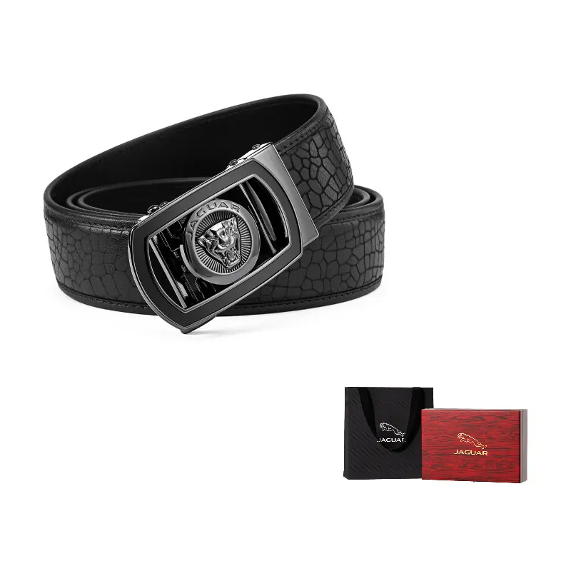 JAGUAR Мужской кожаный ремень из коровьей кожи черный шириной 3,5 см, Black
JAGUAR Мужской кожаный ремень из коровьей кожи черный шириной 3,5 см, Black
