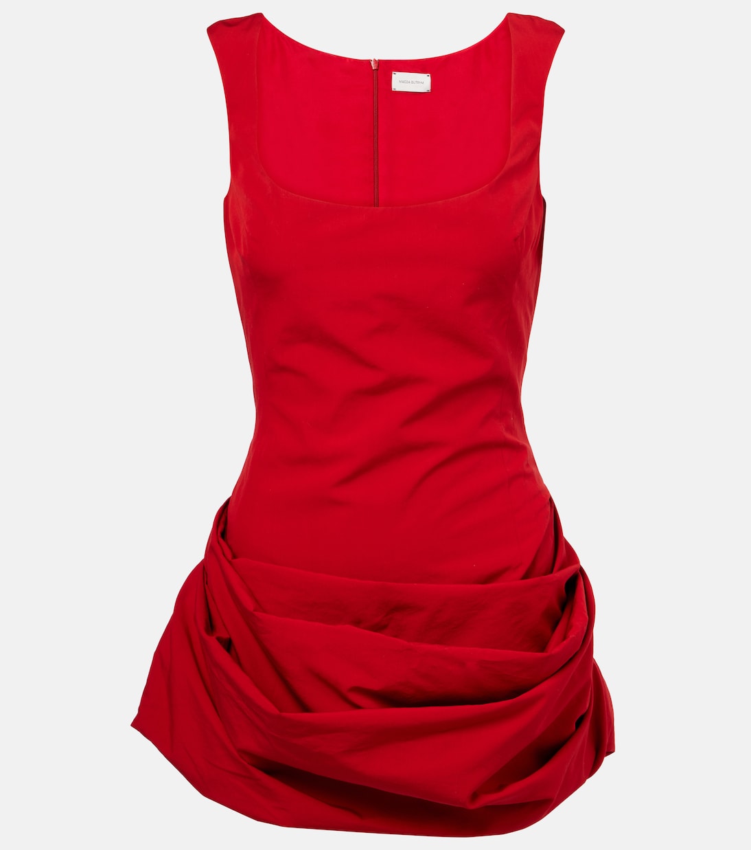 Мини-платье из поплина с драпировкой Magda Butrym, красный
Мини-платье из поплина с драпировкой Magda Butrym, красный