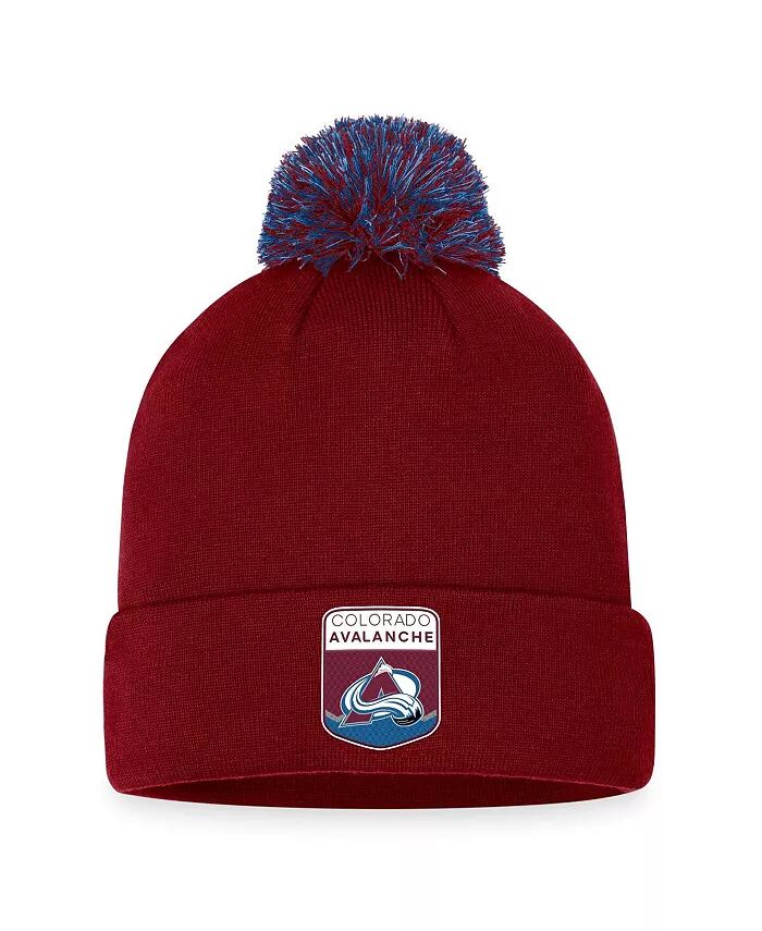 Мужская бордовая вязаная шапка Colorado Avalanche 2023 NHL Draft с манжетами и помпоном Fanatics
Мужская бордовая вязаная шапка Colorado Avalanche 2023 NHL Draft с манжетами и помпоном Fanatics
