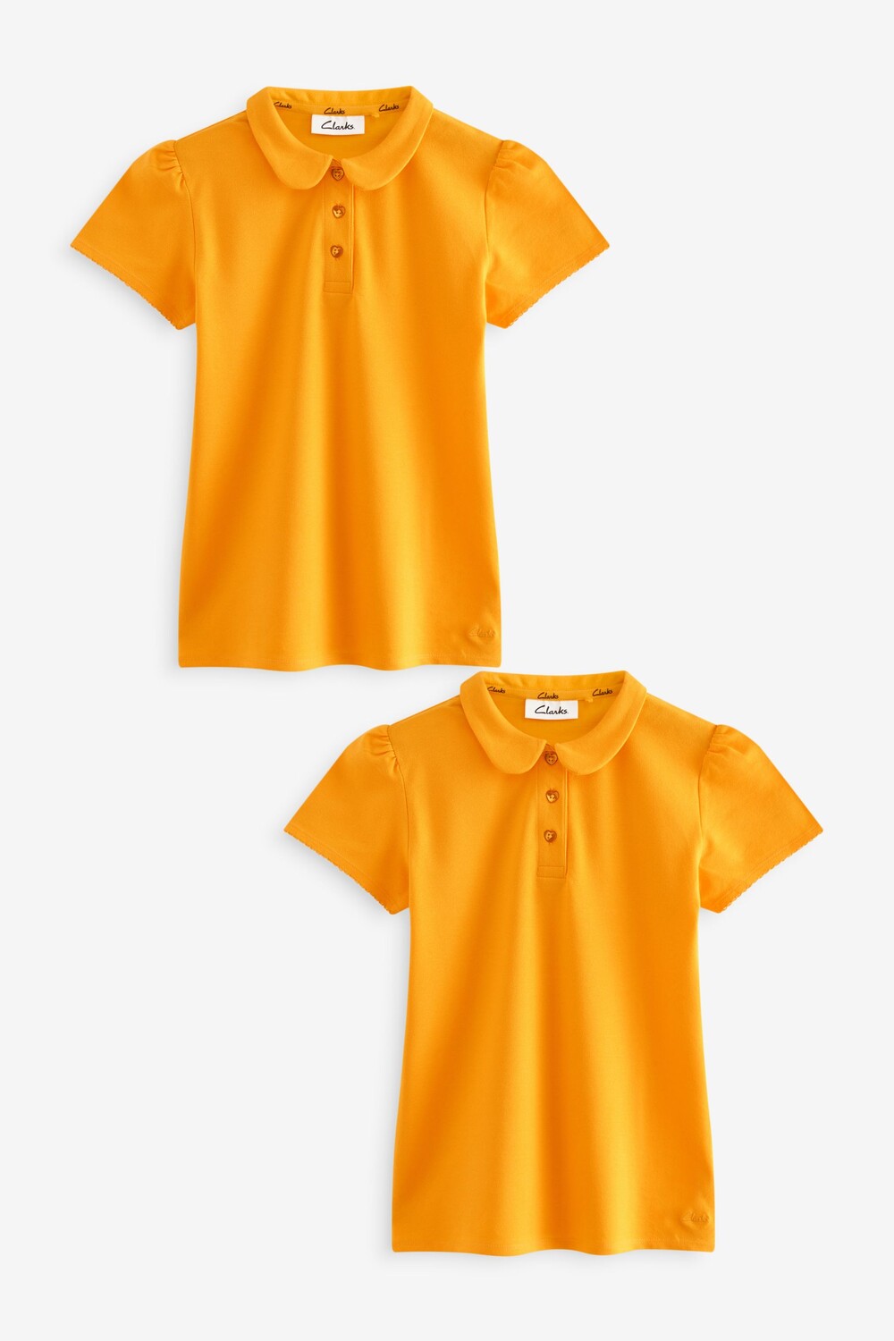 Рубашки поло для девочек, 2 шт в упаковке Clarks, желтый
Рубашки поло для девочек, 2 шт в упаковке Clarks, желтый