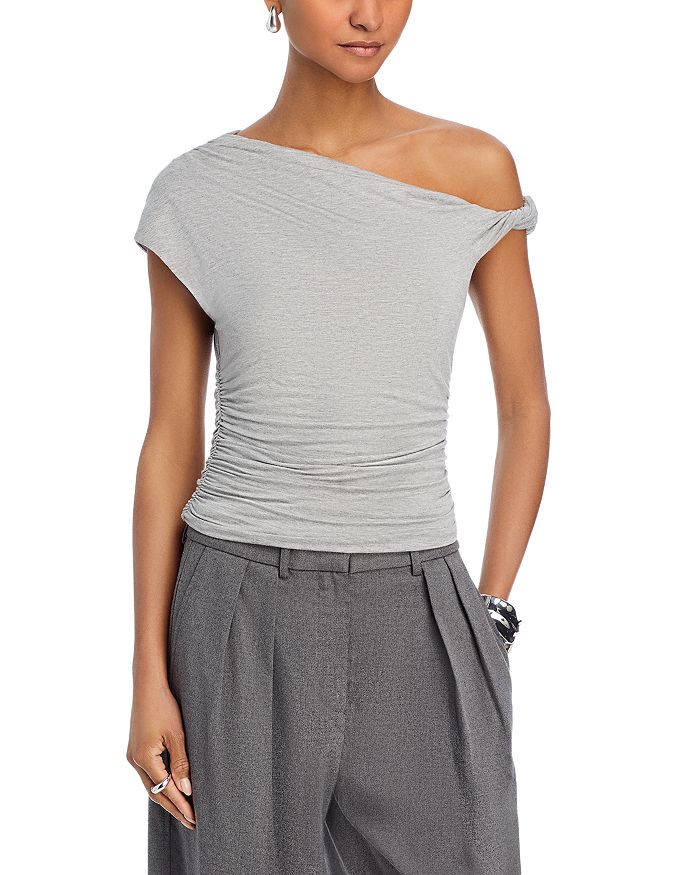 Топ с одним плечом FORE, серый
Топ с одним плечом FORE, серый