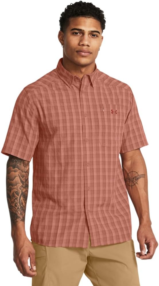 Мужская клетчатая футболка Drift Tide 2.0 от Under Armour с коротким рукавом, (696) Canyon Pink/Earthen Orange, Оранжевый, Мужская клетчатая футболка Drift Tide 2.0 от Under Armour с коротким рукавом, (696) Canyon Pink/Earthen Orange
Мужская клетчатая футболка Drift Tide 2.0 от Under Armour с коротким рукавом, (696) Canyon Pink/Earthen Orange, Оранжевый, Мужская клетчатая футболка Drift Tide 2.0 от Under Armour с коротким рукавом, (696) Canyon Pink/Earthen Orange