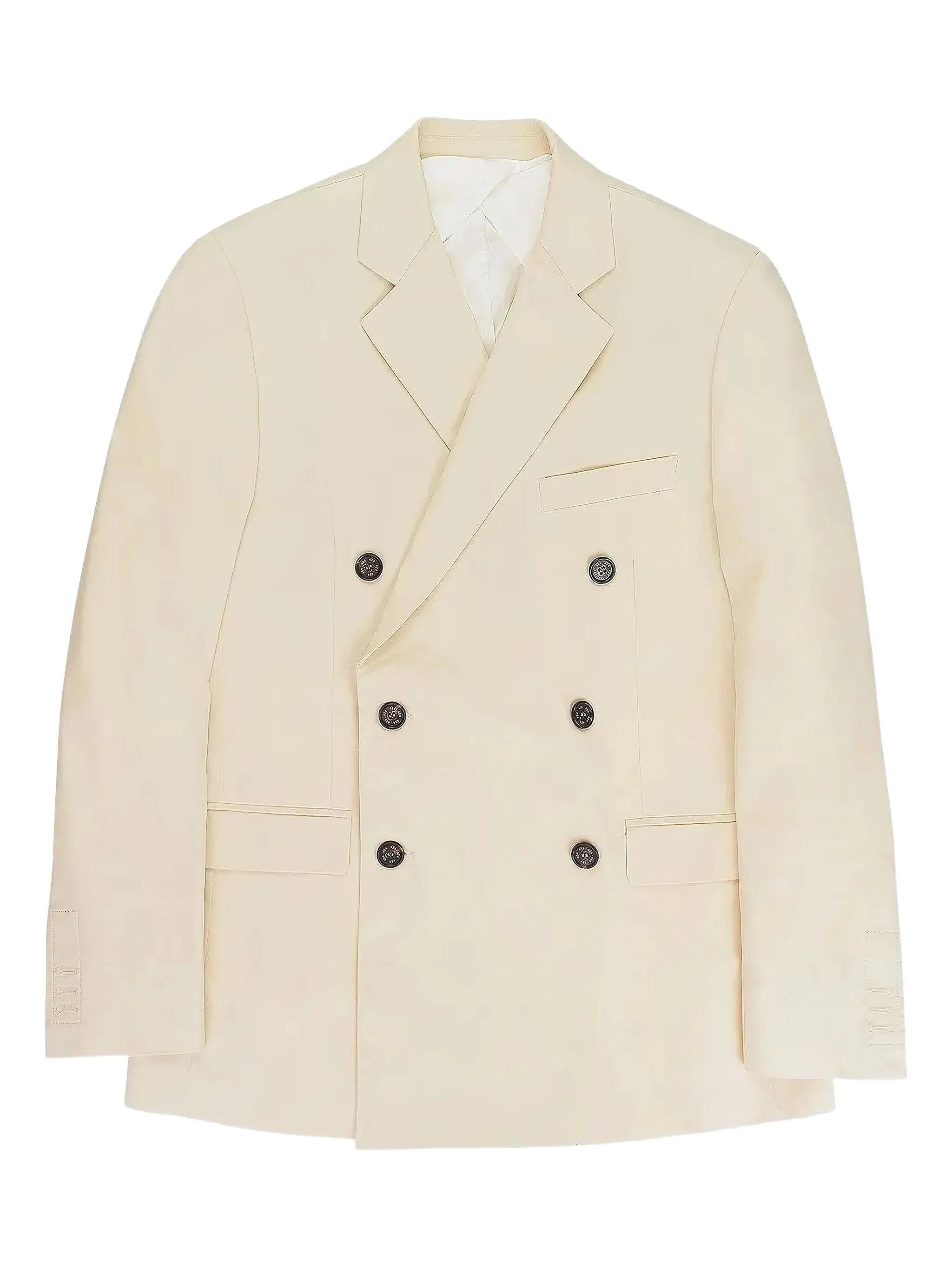 Двубортный пиджак 424, бежевый
Двубортный пиджак 424, бежевый