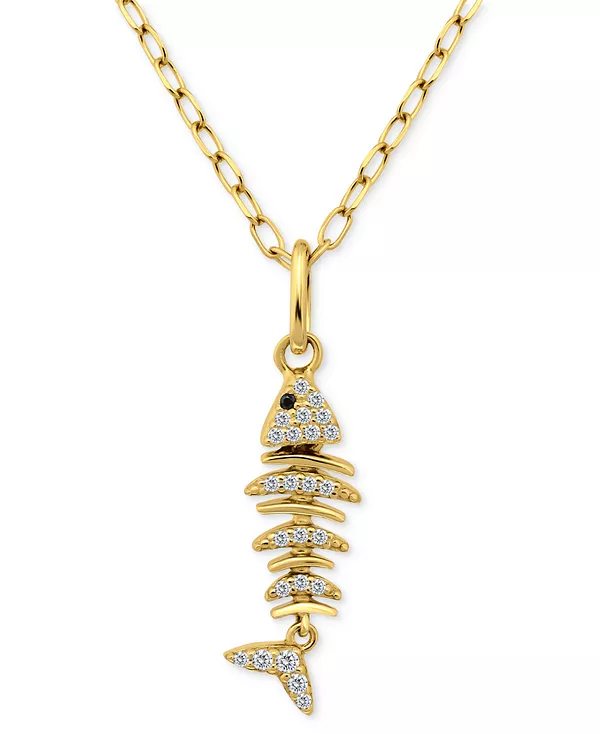 Ожерелье с подвеской в форме рыбьей кости из кубического циркония, 16 дюймов + 2-дюймовый удлинитель, эксклюзивно в Macy's Giani Bernini, gold
Ожерелье с подвеской в форме рыбьей кости из кубического циркония, 16 дюймов + 2-дюймовый удлинитель, эксклюзивно в Macy's Giani Bernini, gold