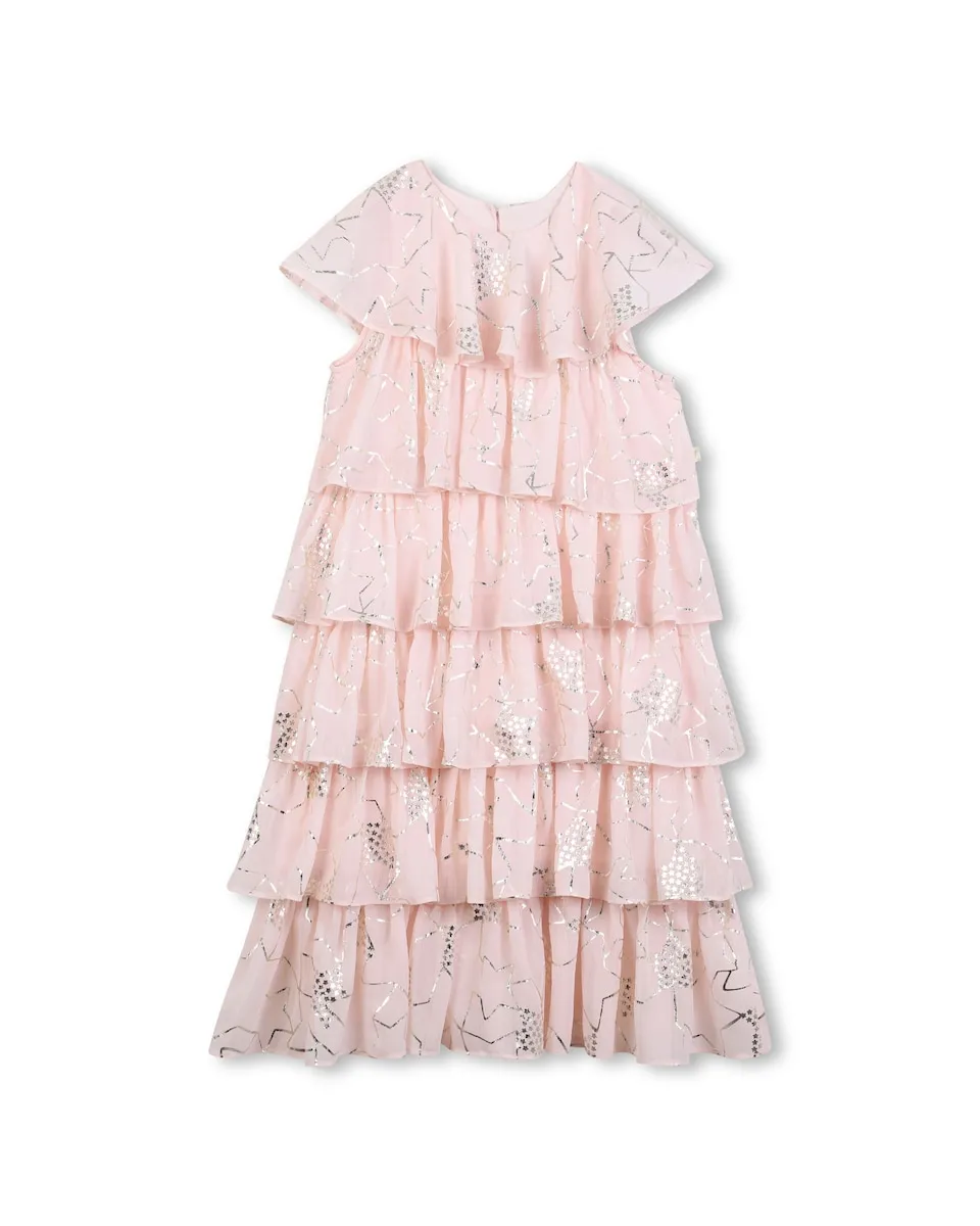 Розовое платье для девочки с рюшами Billieblush, светло-розовый
Розовое платье для девочки с рюшами Billieblush, светло-розовый