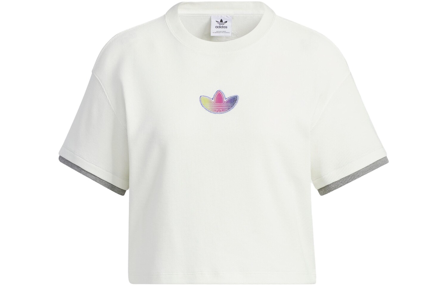 Футболка с коротким рукавом и вышитым логотипом «Off White» Adidas Originals
Футболка с коротким рукавом и вышитым логотипом «Off White» Adidas Originals