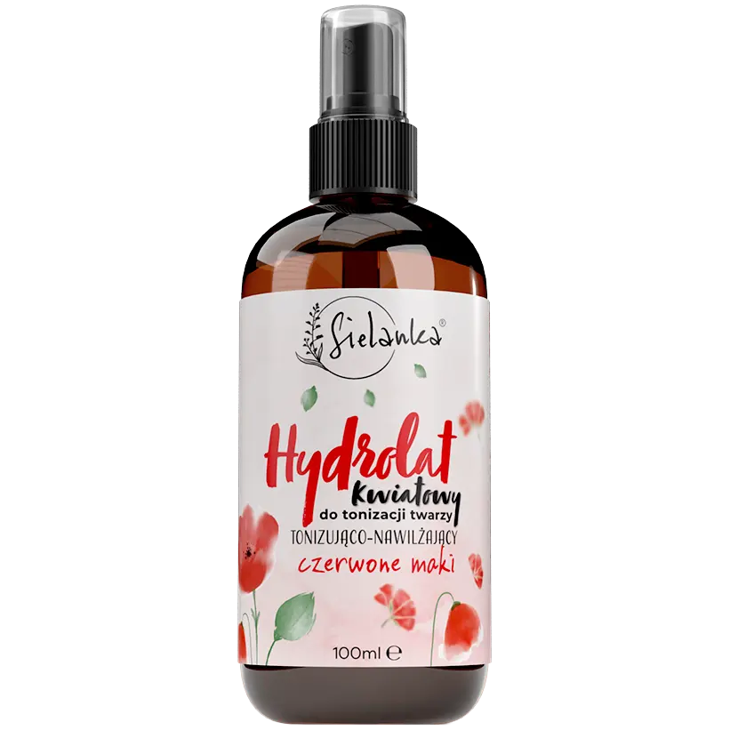 Увлажняющий гидролат для лица Sielanka Czerwone Maki, 100 мл 
Увлажняющий гидролат для лица Sielanka Czerwone Maki, 100 мл