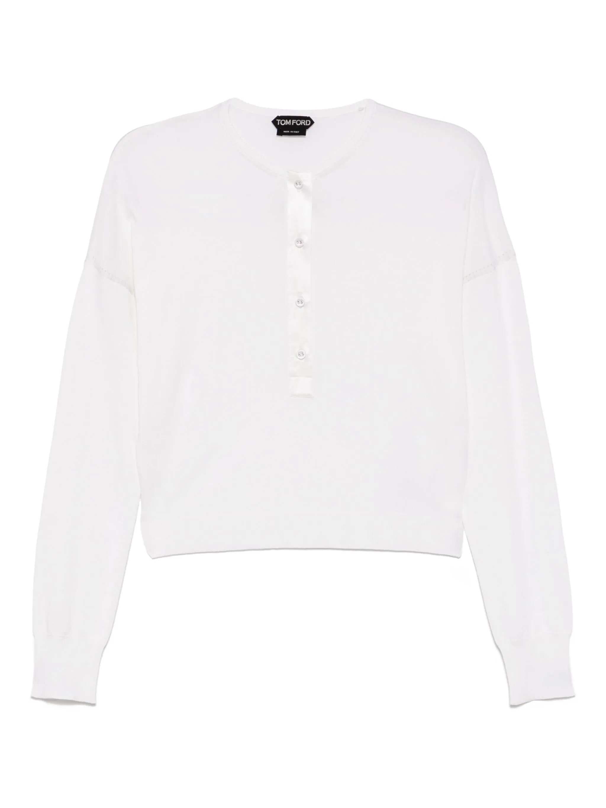 Топ с приспущенными плечами Tom Ford, белый
Топ с приспущенными плечами Tom Ford, белый