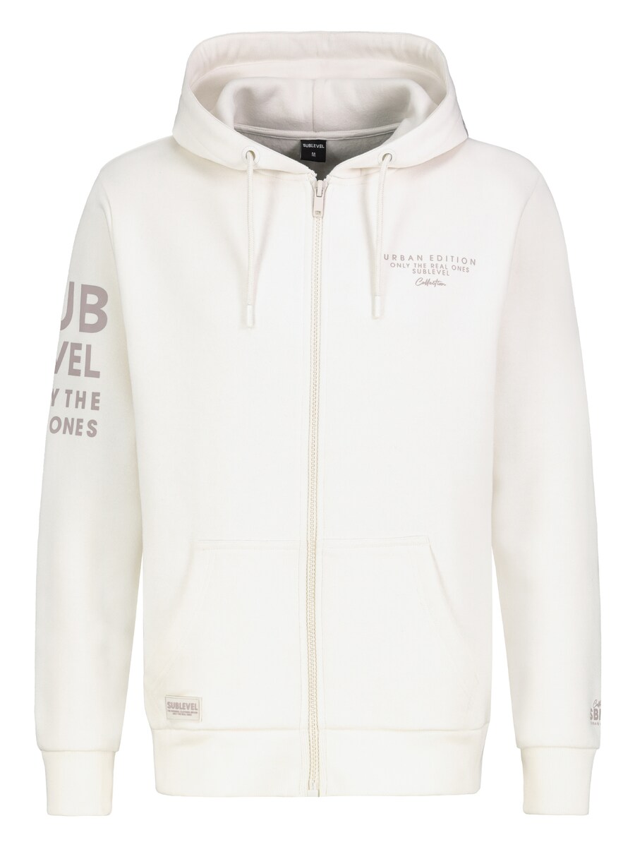 Толстовка с капюшоном на молнии Sublevel, белый
Толстовка с капюшоном на молнии Sublevel, белый