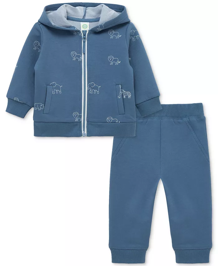 Детский комплект из худи и штанов в стиле сафари, 2 предмета Little Me
Детский комплект из худи и штанов в стиле сафари, 2 предмета Little Me