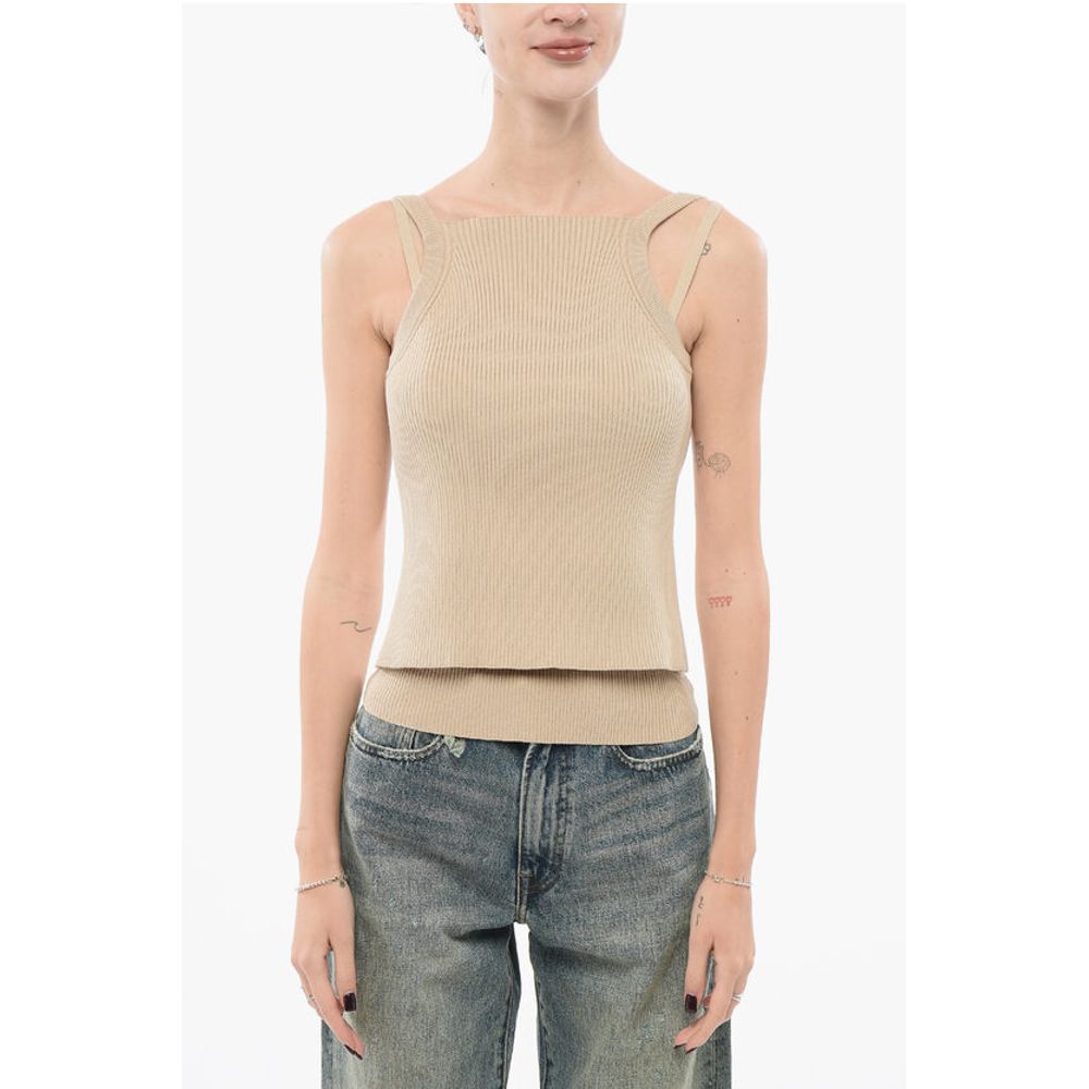 Трикотажный многослойный топ EMPORIO Armani, Beige
Трикотажный многослойный топ EMPORIO Armani, Beige