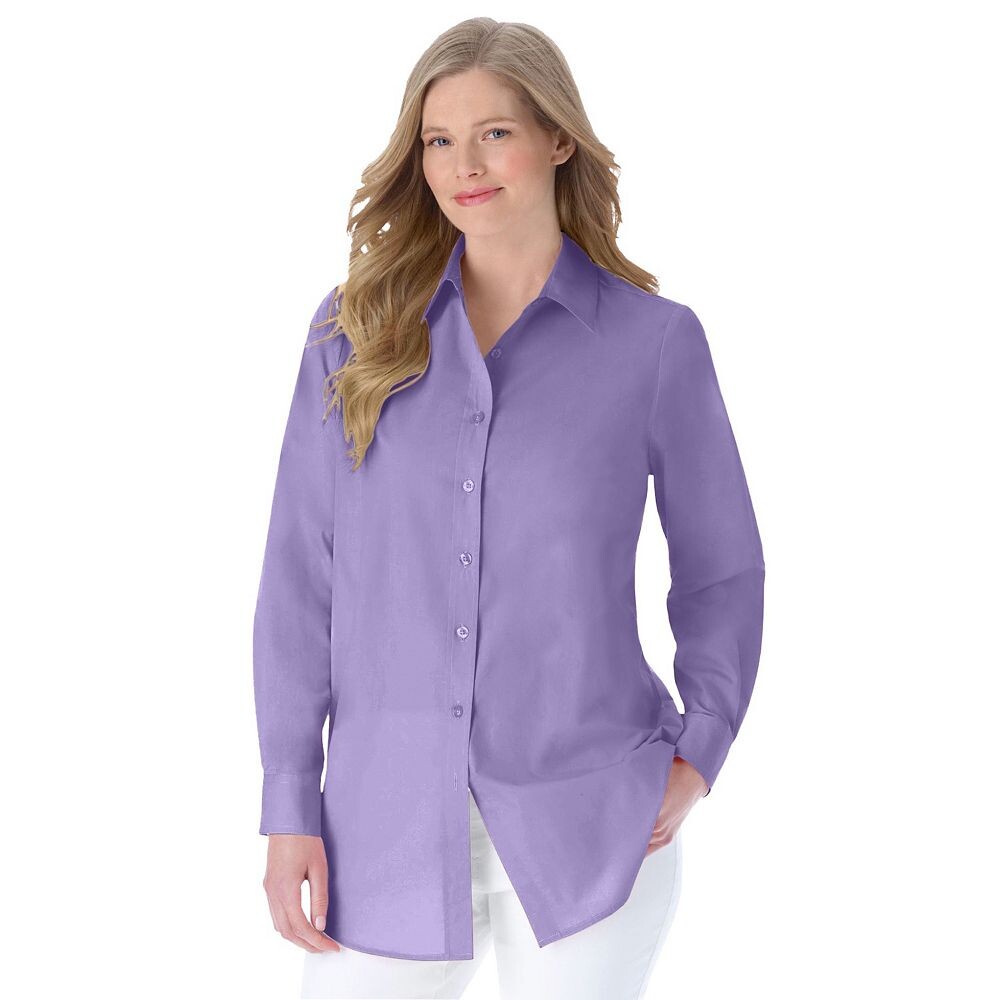 Женщина в женской идеальной рубашке с длинным рукавом больших размеров Woman Within, цвет Original Soft Iris
Женщина в женской идеальной рубашке с длинным рукавом больших размеров Woman Within, цвет Original Soft Iris