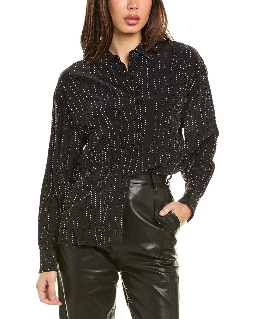 Рубашка из смесового шелка IRO Zef, черный
Рубашка из смесового шелка IRO Zef, черный