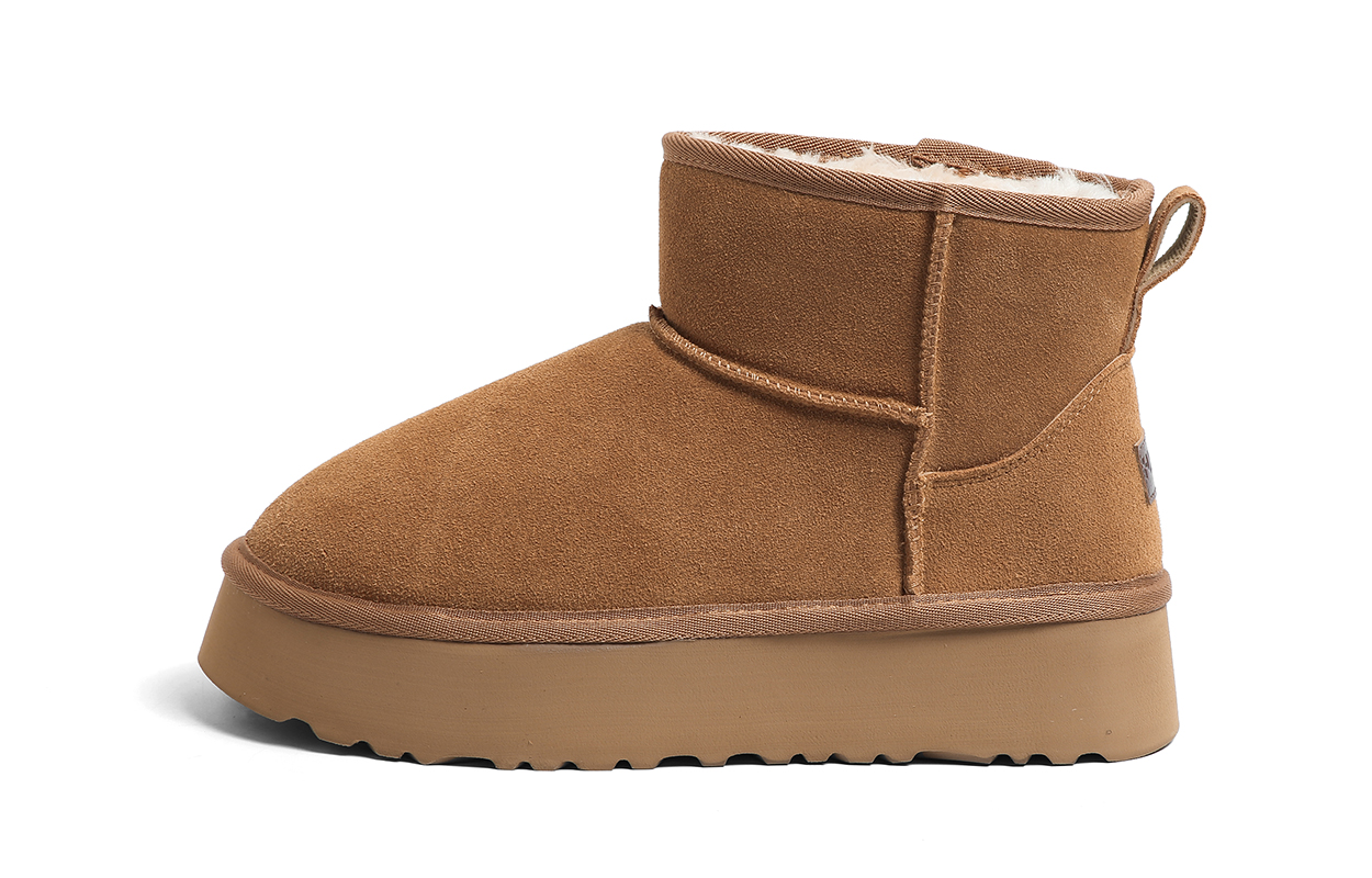 Термостойкие, износостойкие, водонепроницаемые, короткие, мужские, зимние ботинки цвета верблюжий HUANQIU, Camel 
Термостойкие, износостойкие, водонепроницаемые, короткие, мужские, зимние ботинки цвета верблюжий HUANQIU, Camel