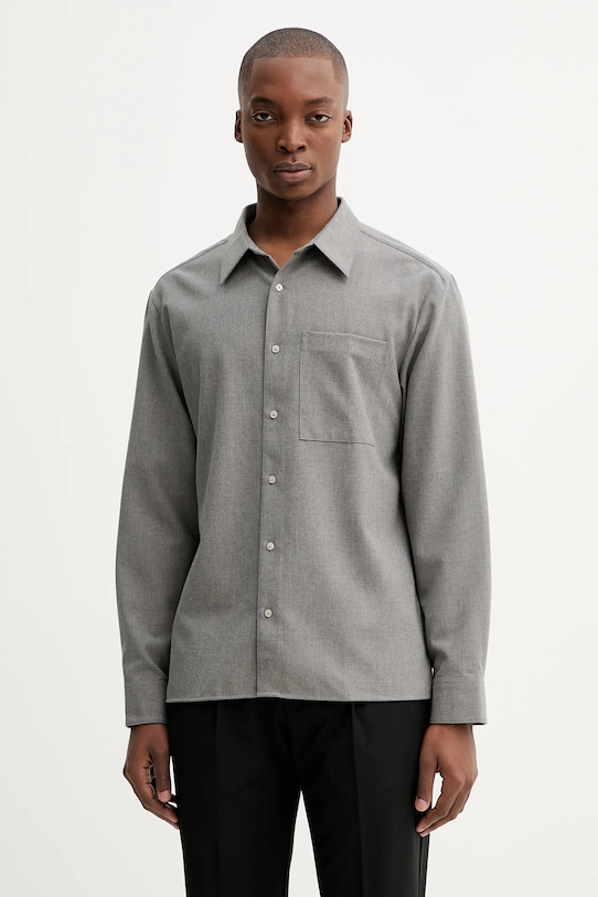 Рубашка из смесовой шерсти Calvin Klein, серый
Рубашка из смесовой шерсти Calvin Klein, серый