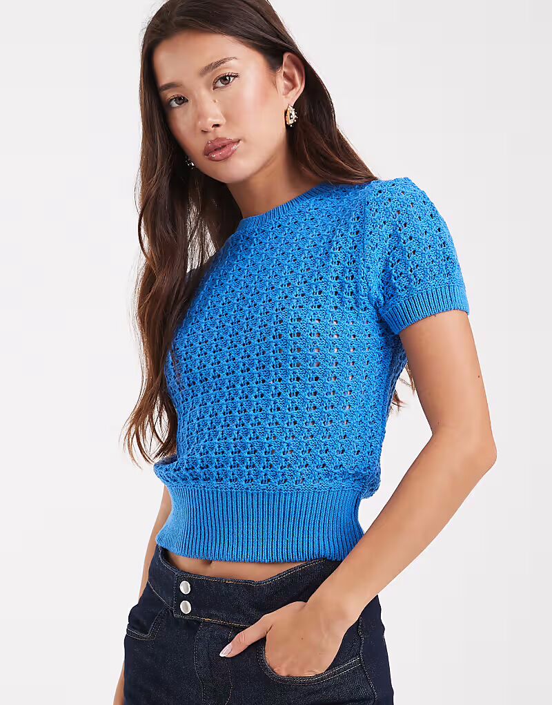 Футболка с сетчатым узором синего цвета Asos Design, Синий, Футболка с сетчатым узором синего цвета Asos Design
Футболка с сетчатым узором синего цвета Asos Design, Синий, Футболка с сетчатым узором синего цвета Asos Design