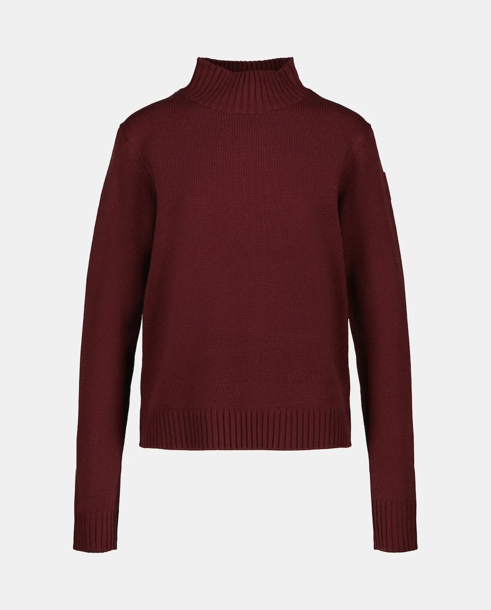 Женский однотонный свитер с высоким воротником Easy Wear, бордовый
Женский однотонный свитер с высоким воротником Easy Wear, бордовый