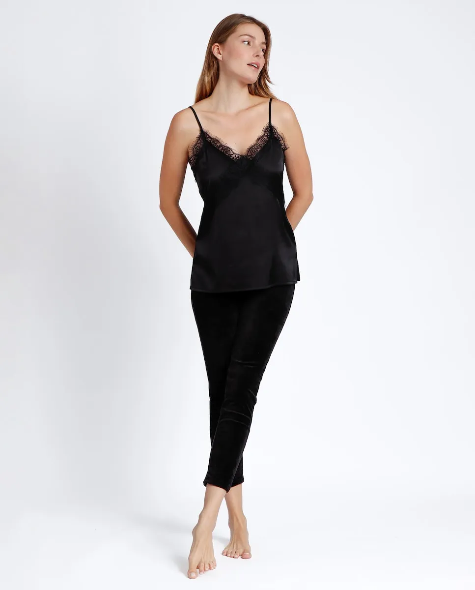 Женская атласная майка Admas, черный
Женская атласная майка Admas, черный