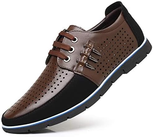 Мужские дерби оксфорды на шнуровке с ортопедической стелькой, повседневные прогулочные туфли, противоскользящие, для офиса и работы, кожаные Boxpopla, коричневый
Мужские дерби оксфорды на шнуровке с ортопедической стелькой, повседневные прогулочные туфли, противоскользящие, для офиса и работы, кожаные Boxpopla, коричневый