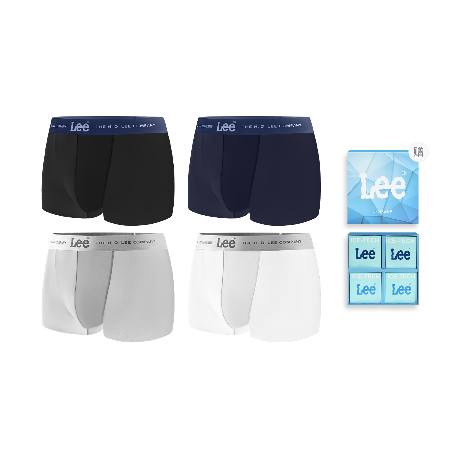 Lee SS25 INDIGO Подарочный набор мужского белья 4 предмета
Lee SS25 INDIGO Подарочный набор мужского белья 4 предмета