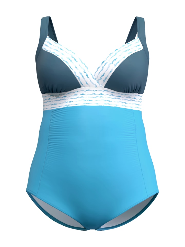 Купальник Ulla Popken, бирюзовый
Купальник Ulla Popken, бирюзовый