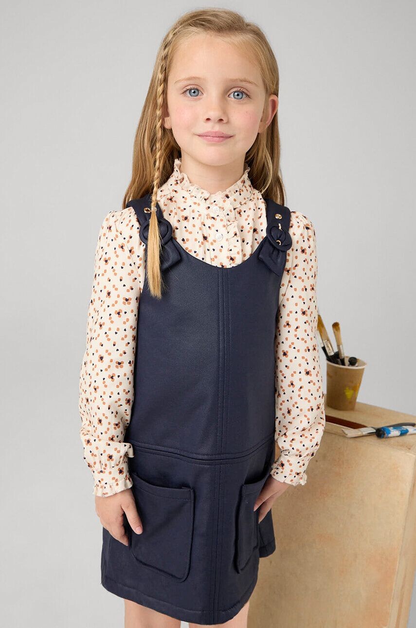 Платье Mayoral для маленькой девочки, темно-синий
Платье Mayoral для маленькой девочки, темно-синий