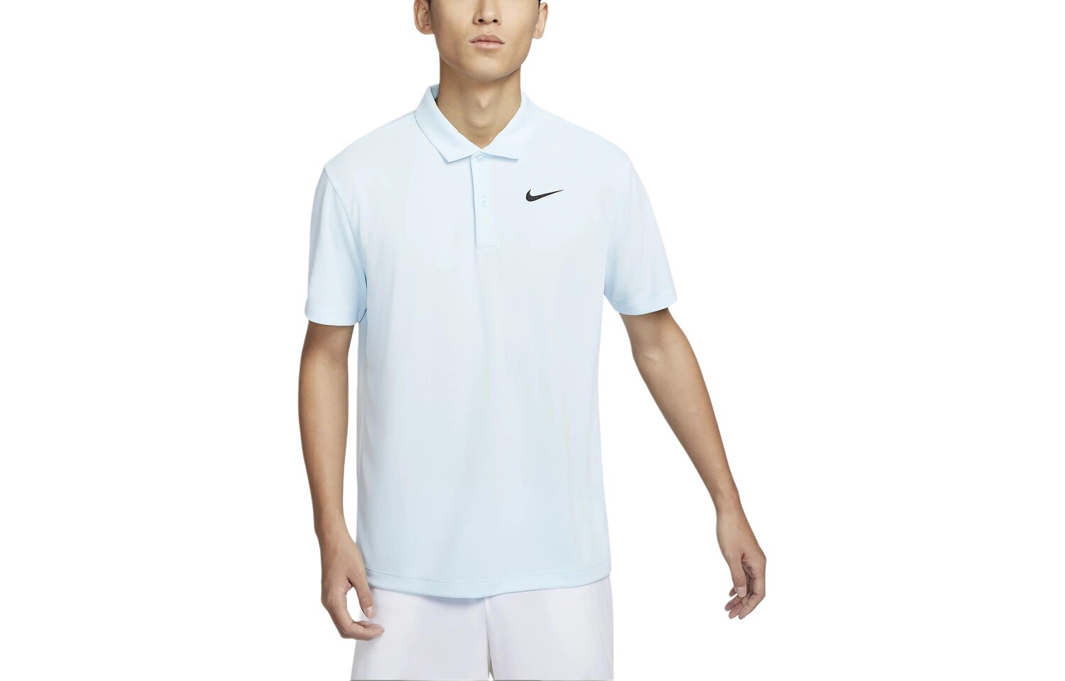 Мужское теннисное поло Court Dri-FIT, черное Nike, светло-голубой
Мужское теннисное поло Court Dri-FIT, черное Nike, светло-голубой