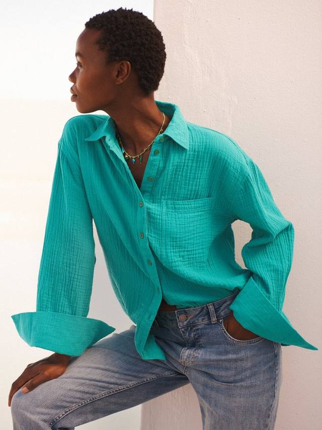 Рубашка из двойной ткани elouise crinkle NRBY, цвет Aqua
Рубашка из двойной ткани elouise crinkle NRBY, цвет Aqua