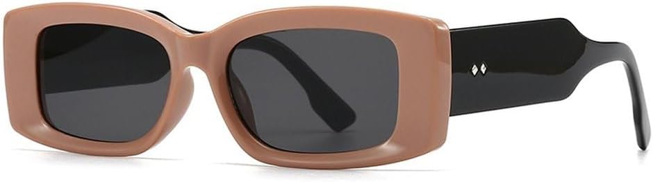 Модные прямоугольные женские солнцезащитные очки в стиле ретро, конфетные цвета, прозрачный градиент; мужские солнцезащитные очки с широкими дужками и заклепками SKFGNX, Brown Black Gray
Модные прямоугольные женские солнцезащитные очки в стиле ретро, конфетные цвета, прозрачный градиент; мужские солнцезащитные очки с широкими дужками и заклепками SKFGNX, Brown Black Gray