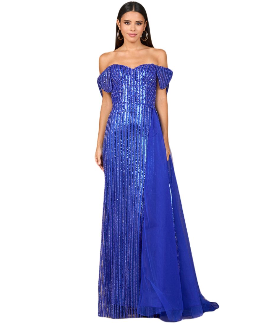 Женское облегающее платье с открытыми плечами Lara, Royal
Женское облегающее платье с открытыми плечами Lara, Royal