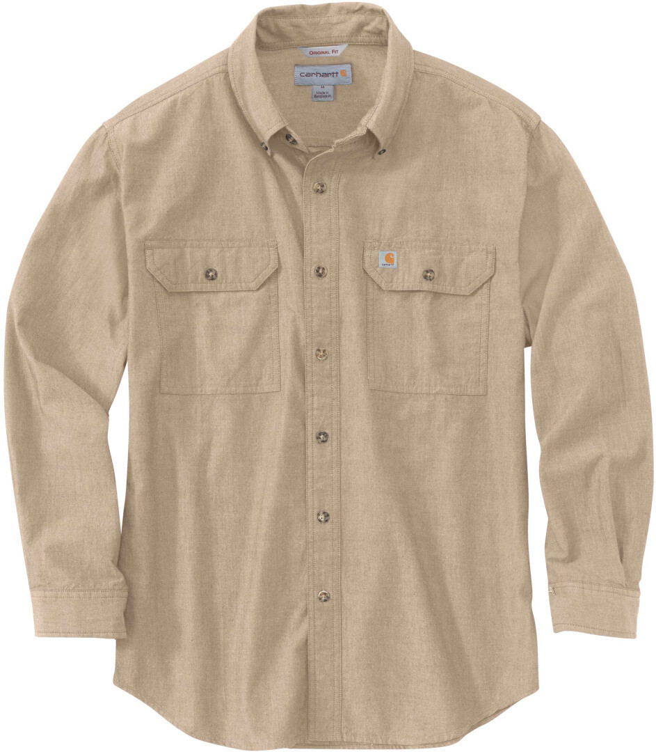Рубашка Carhartt Loose Fit Midweight Chambray Shirt, песочный
Рубашка Carhartt Loose Fit Midweight Chambray Shirt, песочный
