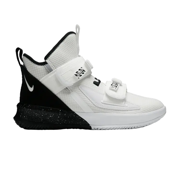 Кроссовки Nike LeBron Soldier 13 SFG TB 'White Black', белый 
Кроссовки Nike LeBron Soldier 13 SFG TB 'White Black', белый