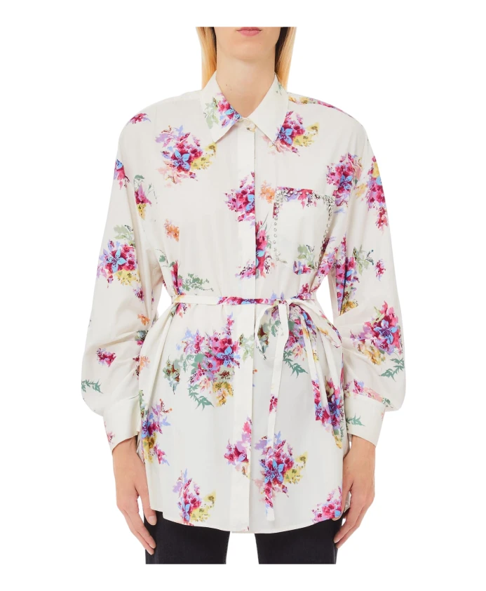 Белая милая блузка с букетиком Liu Jo, белый
Белая милая блузка с букетиком Liu Jo, белый