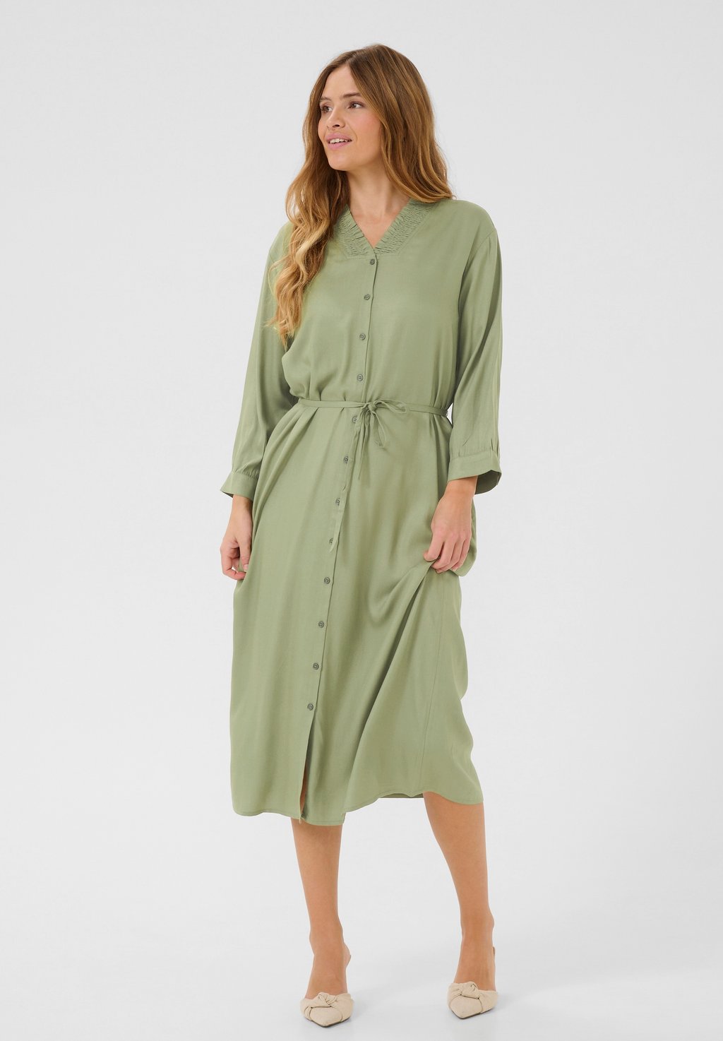 Платье-рубашка KAOLGA Kaffe, зеленый
Платье-рубашка KAOLGA Kaffe, зеленый