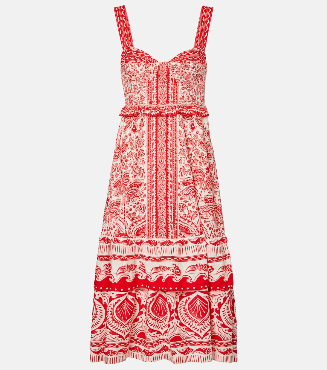 Бюстье-платье River Ride из смесового льна Farm Rio, River Ride Red
Бюстье-платье River Ride из смесового льна Farm Rio, River Ride Red