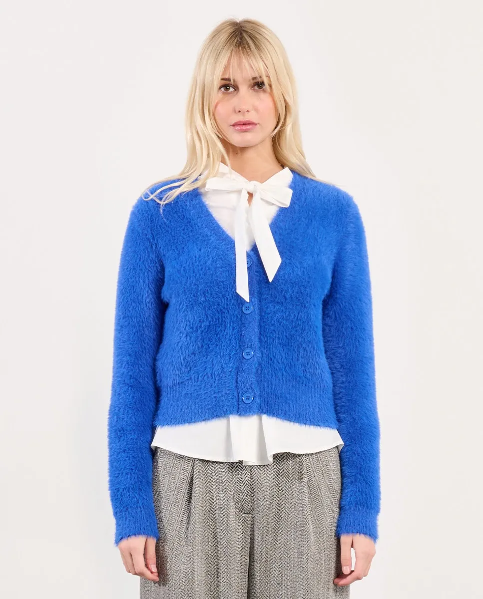 Женский кардиган с длинными рукавами из мягкой ткани Lili Sidonio, синий
Женский кардиган с длинными рукавами из мягкой ткани Lili Sidonio, синий