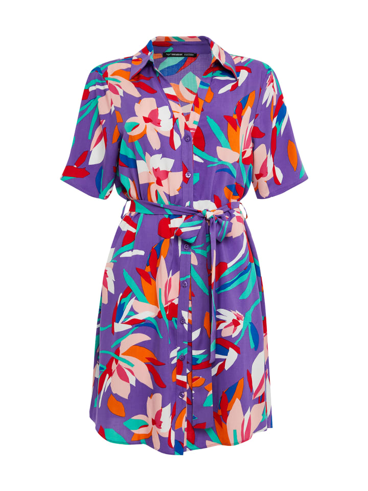 Платье до колена Threadbare, фиолетовый 
Платье до колена Threadbare, фиолетовый