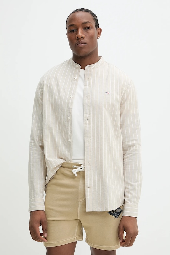 Рубашка с добавлением льна Tommy Jeans, бежевый
Рубашка с добавлением льна Tommy Jeans, бежевый