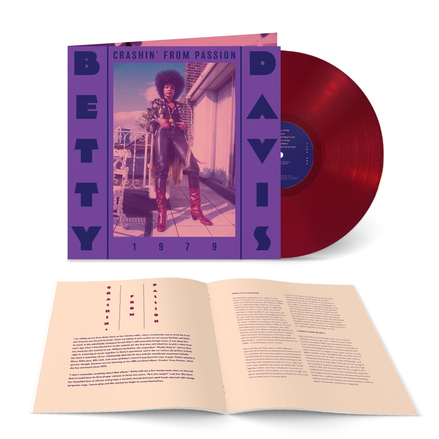 Виниловая пластинка Davis, Betty - Crashin' From Passion - Red
Виниловая пластинка Davis, Betty - Crashin' From Passion - Red