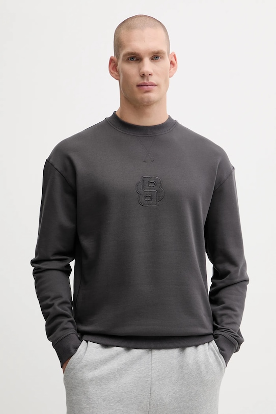 Хлопковая толстовка Boss, серый
Хлопковая толстовка Boss, серый