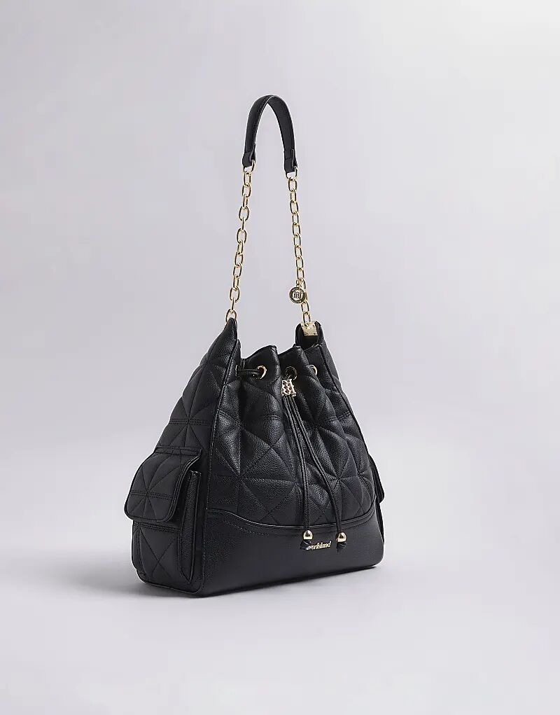 Стеганая сумка River Island с цепочной ручкой черного цвета
Стеганая сумка River Island с цепочной ручкой черного цвета