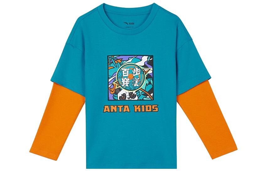 Детская футболка Anta, синий 
Детская футболка Anta, синий