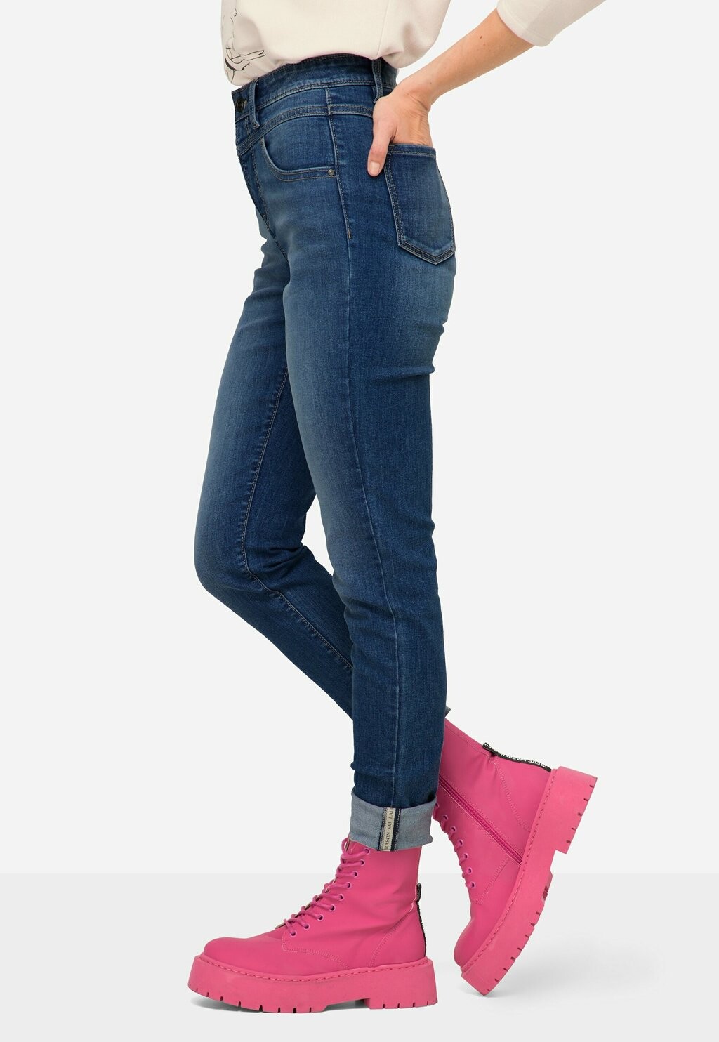 Джинсы скинни BAUCH-WEG HIGH WAIST, 5-POCKET, SUPERSTRETCH LAURASØN, синий деним
Джинсы скинни BAUCH-WEG HIGH WAIST, 5-POCKET, SUPERSTRETCH LAURASØN, синий деним